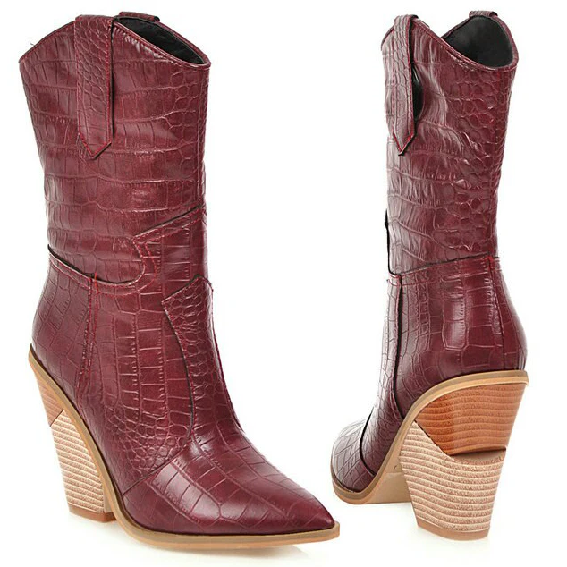 Bottes Cowboy Femme Talon Haut – Image 5