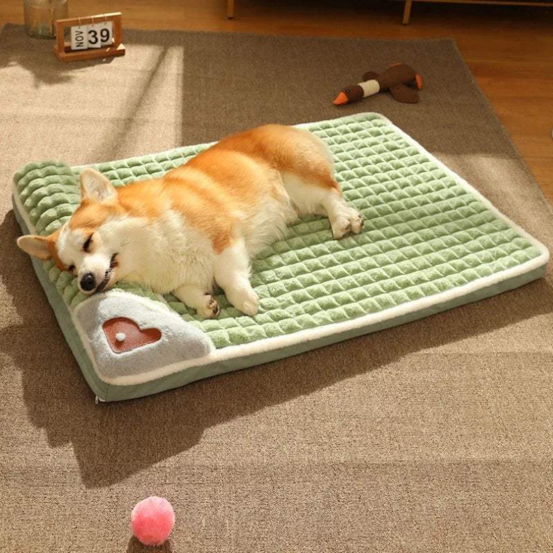 Panier orthopédique avec housse amovible pour chien