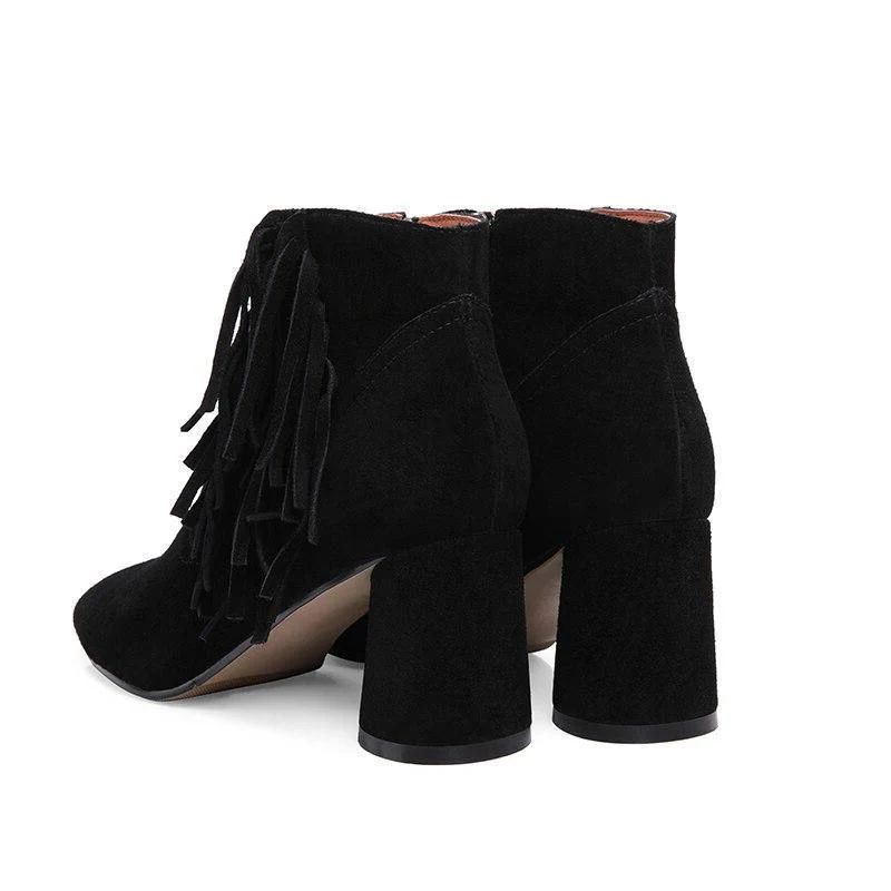 Bottes Western A Frange Femme – Image 4