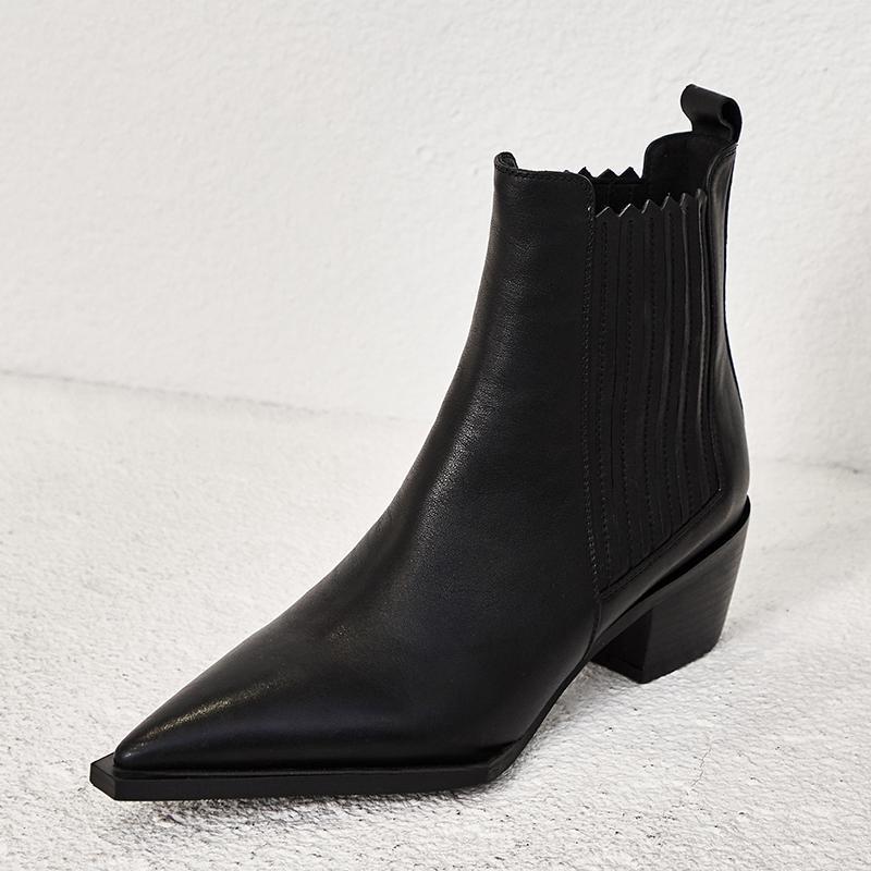 Bottines Western Noir Femme – Image 4