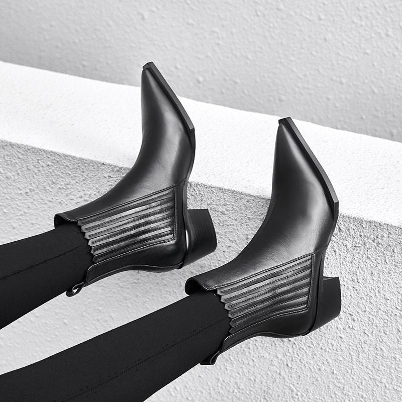 Bottines Western Noir Femme – Image 6